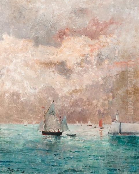 Shipping At Sea - view 1