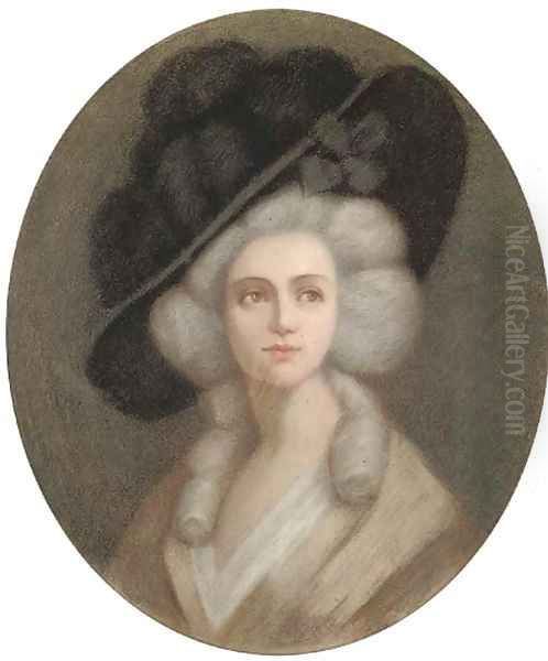 Portrait of a lady in an elegant hat - view 1