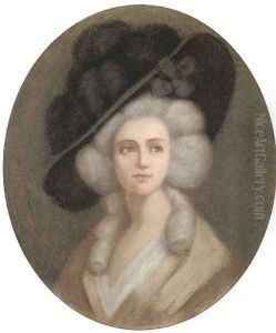 Portrait of a lady in an elegant hat