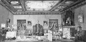 A Study Of A Drawing Room Interior