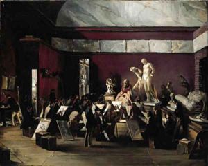 A drawing class by French School