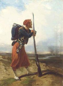 A rifleman of the 4th Zouave Regiment, circa 1856