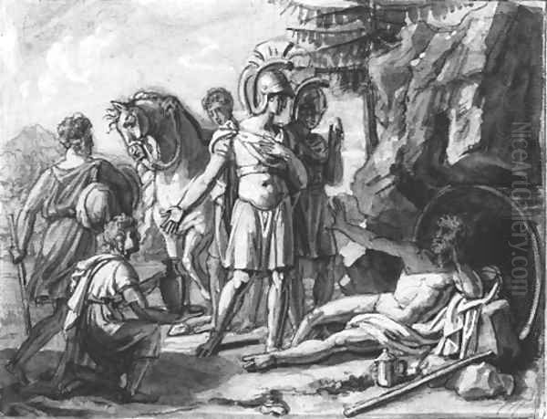 Alexander and Diogenes - view 1