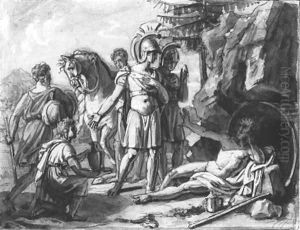 Alexander and Diogenes by French School
