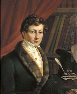 Portrait of a gentleman wearing a fur-trimmed jacket