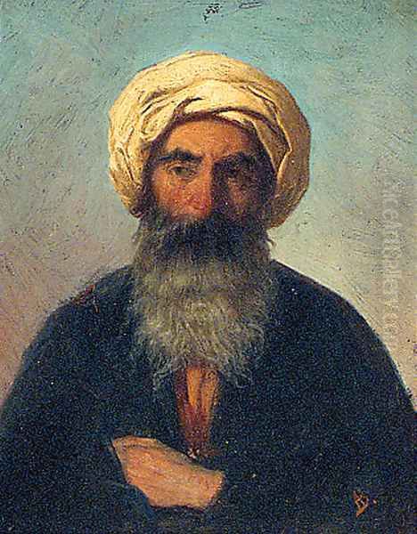 A bearded Man with a Turban - view 1