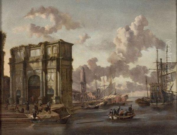 Port Avec L'arche De Constantin - view 1