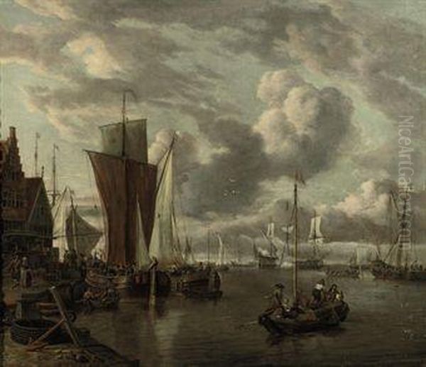 Quayside With Extensive Shipping - view 1
