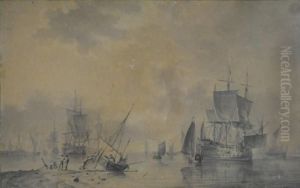 Scene Portuaire by Abraham Storck