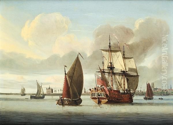 Shipping Off The Dockyard At Sheerness - view 1