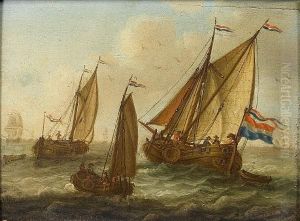 Dutch Yachts In Choppy Seas