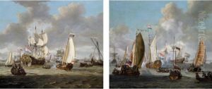 Peter The Great Visiting The 'peter And Paul' In The Ij Off Amsterdam