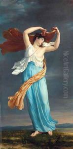 A muse with a dove