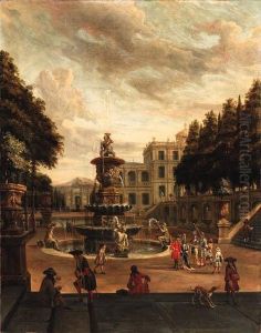 Signed 'a:storck./fecit.' And 'a:storck. Fecit.';respectively by Abraham Storck