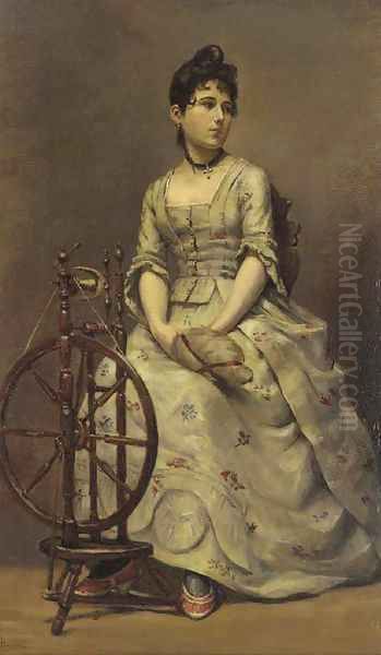 A spinner in quiet contemplation - view 1