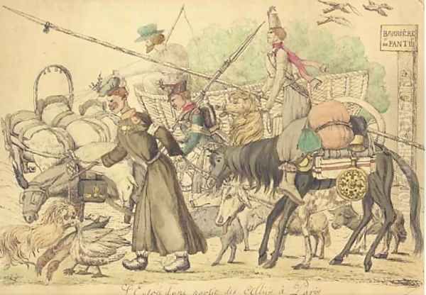 Entry of the Russians into Paris - view 1