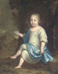 Portrait of a child by French School