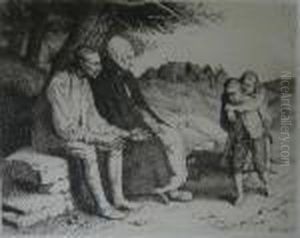The Cottar's Family by William Strang