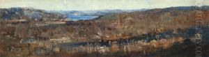 The Hillside by Arthur Streeton