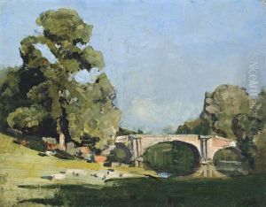 The Stone Bridge by Arthur Streeton