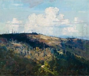 Mernda Hill by Arthur Streeton