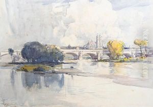 River Scene by Arthur Streeton