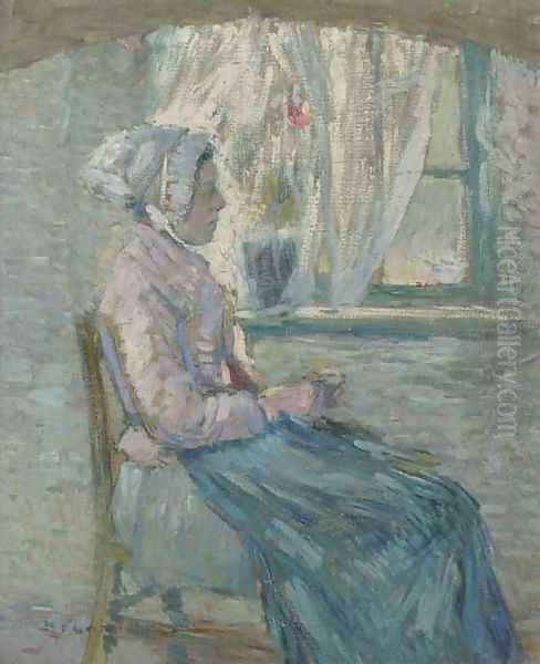 Seated lady - view 1