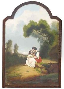 The flower girls by French School