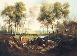 Woodcutters in a Landscape