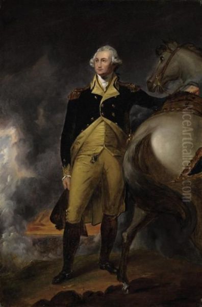 Portrait Of George Washington At Dorchester Heights - view 1