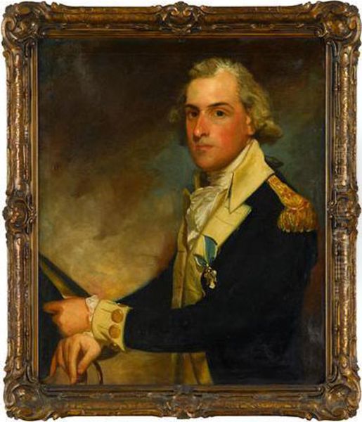 Matthew Clarkson (1758-1825) In Uniform Wearing Society Of The Cincinnati Emblem - view 1