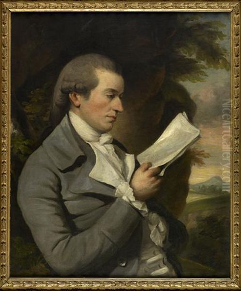 Half Length Portrait Of Mr Ashwood Of Lichfield - view 1