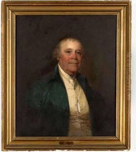 Portrait Of Captain Joseph Anthony by Gilbert Stuart