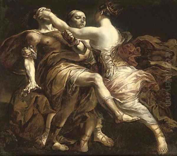 Hecuba blinding Polymnestor - view 1