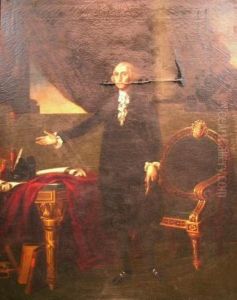 The Lansdowne Portrait Of George Washington by Gilbert Stuart