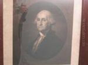Portrait Ofgeorge Washington Copper by Gilbert Stuart