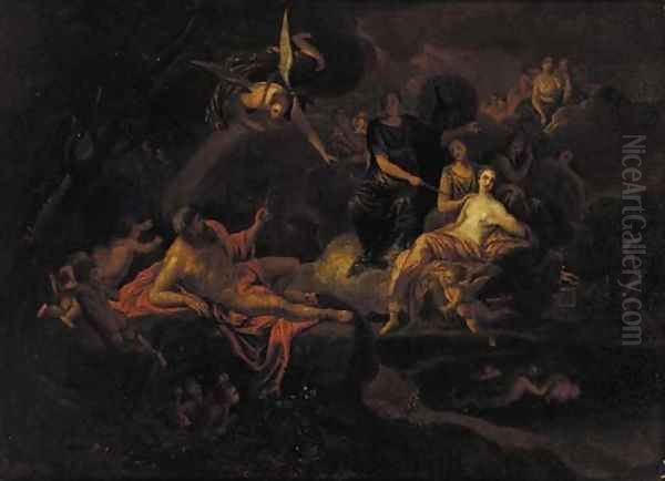 Juno, Jupiter and Venus surrounded by desporting putti - view 1