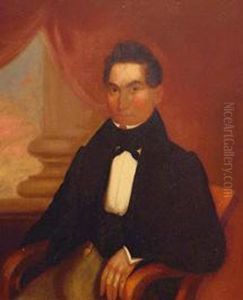 Portrait Of A Man Seated Before A Window