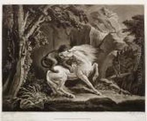 Lion Attacking A Horse by George Stubbs