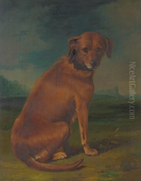 A Sporting Dog In A Landscape - view 1