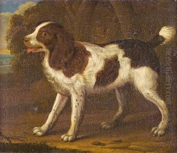 Spaniel In A Landscape - view 1
