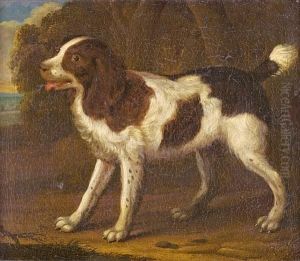 Spaniel In A Landscape by George Stubbs