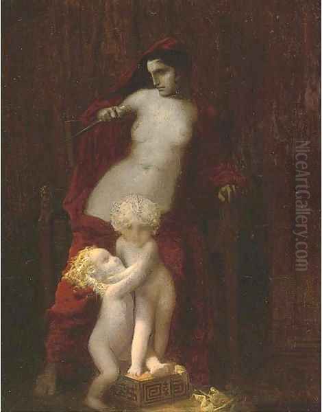 Medea preparing for revenge - view 1