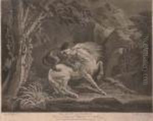 The Lion And The Horse, By Benjamin Green by George Stubbs