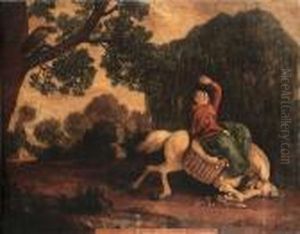 The Farmer's Wife And The Raven (lennox-boyd 69) by George Stubbs