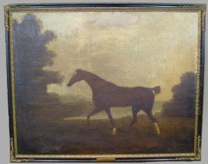 Hunter In A Landscape by George Stubbs