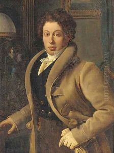 Portrait of a young gentleman in an interior