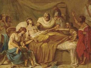 The Death of Germanicus by French School