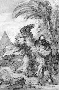 The Flight into Egypt by French School