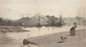The toy boat by French School